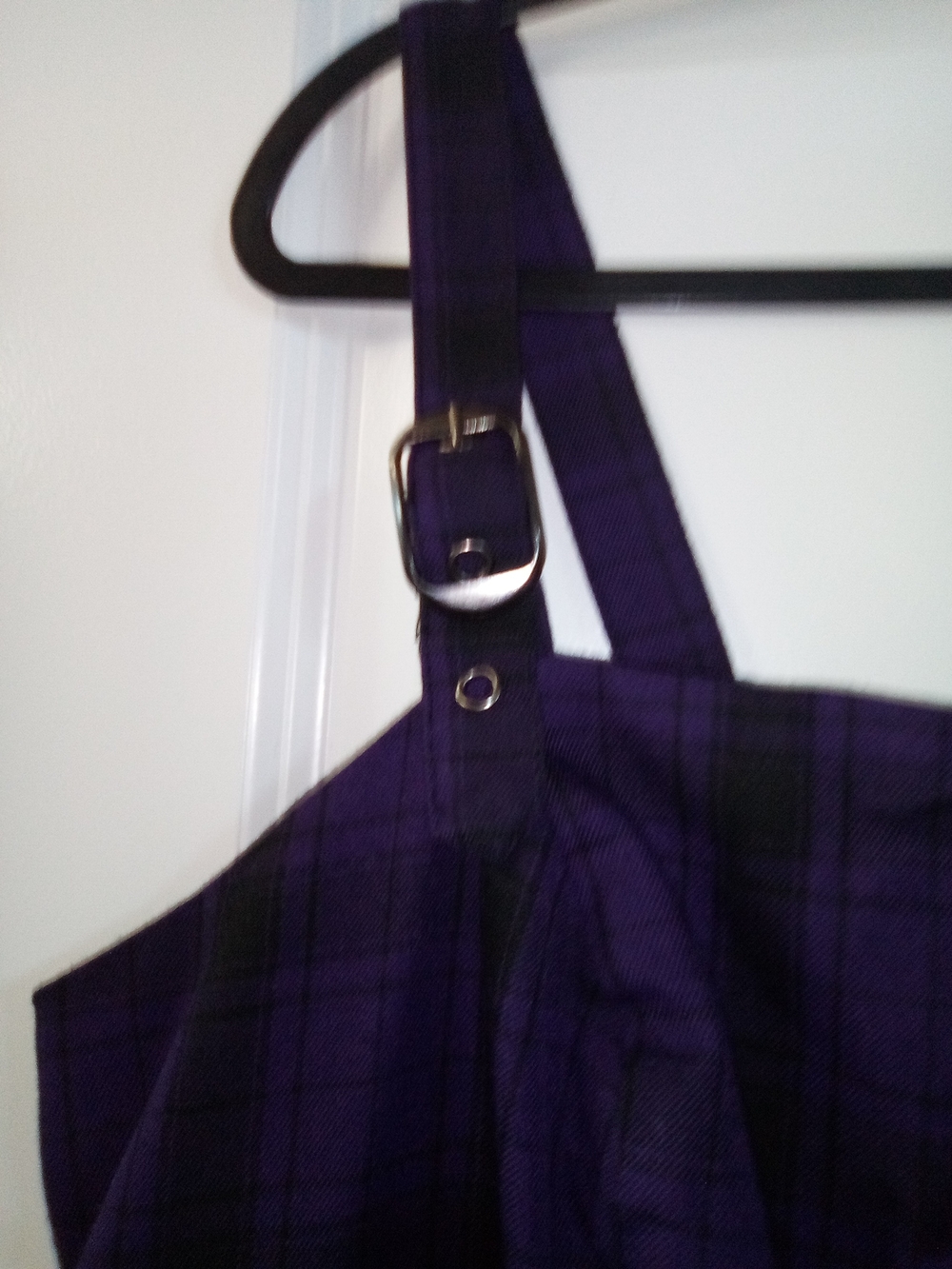 Hot Topic 90s Grunge Punk Emo Whimsigoth Dark Academia Mini Plaid Dress Size 18 - Picture 4 of 8